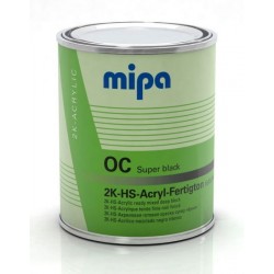 MIPA OC juodi akriliniai dažai 1L + kietiklis 0,5L