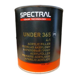 SPECTRAL Gruntas UNDER 365 4:1 (juodas) 2,8L + kietiklis H 6525